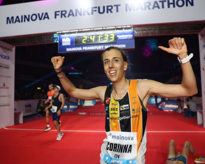 Corinna Coenning. Bild: Mainova Frankfurt Marathon / Norbert Wilhelmi