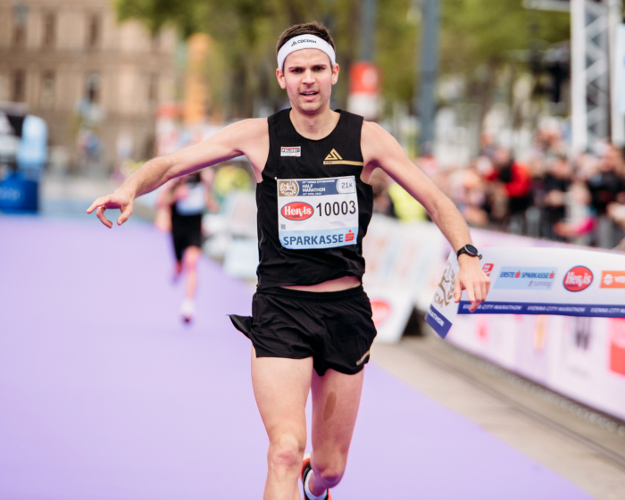 Mario Bauernfeind beim VCM-Halbmarathon 2022. Bild: VCM / Jenia Symonds