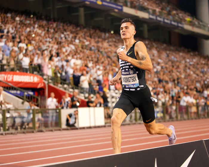 Jakob Ingebrigtsen brach in Brüssel erstmals in seiner Karriere einen Weltrekord. Foto: Matthew Quine for Diamond League AG