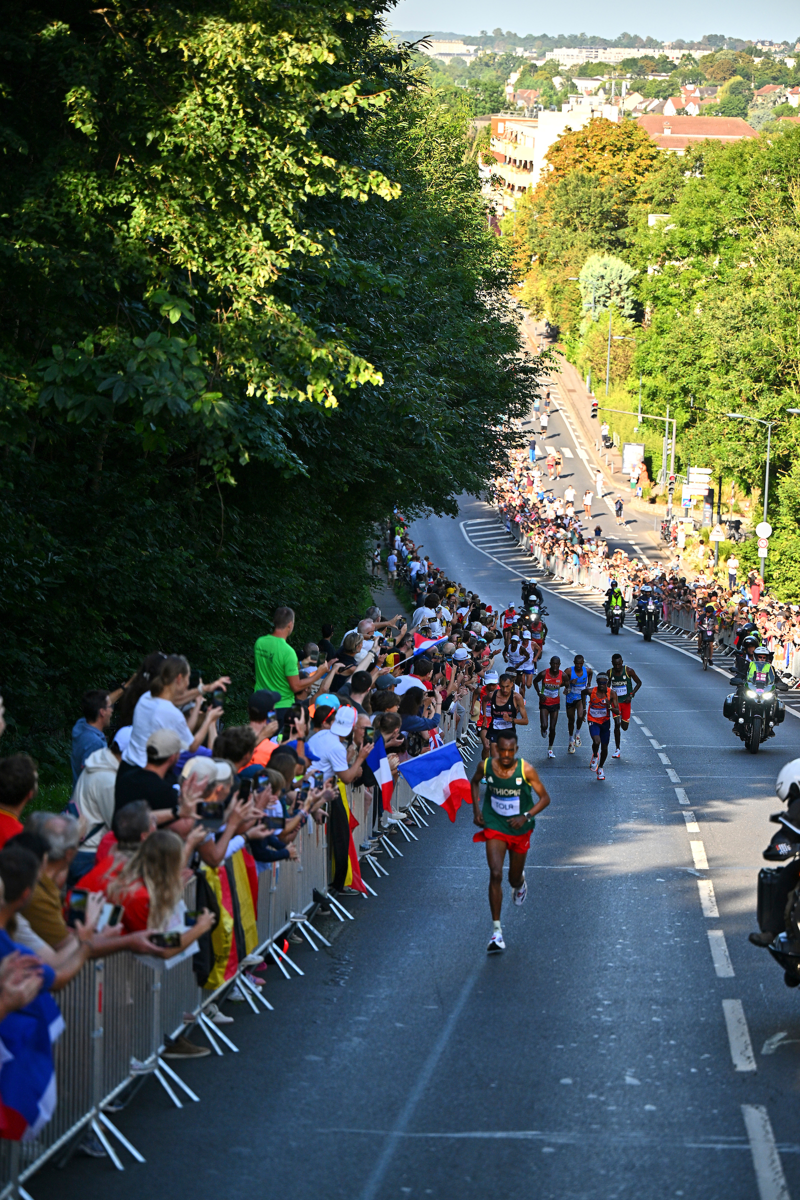 Extreme Anstiege für einen Marathon. Foto: World Athletis / Mattia Ozbot