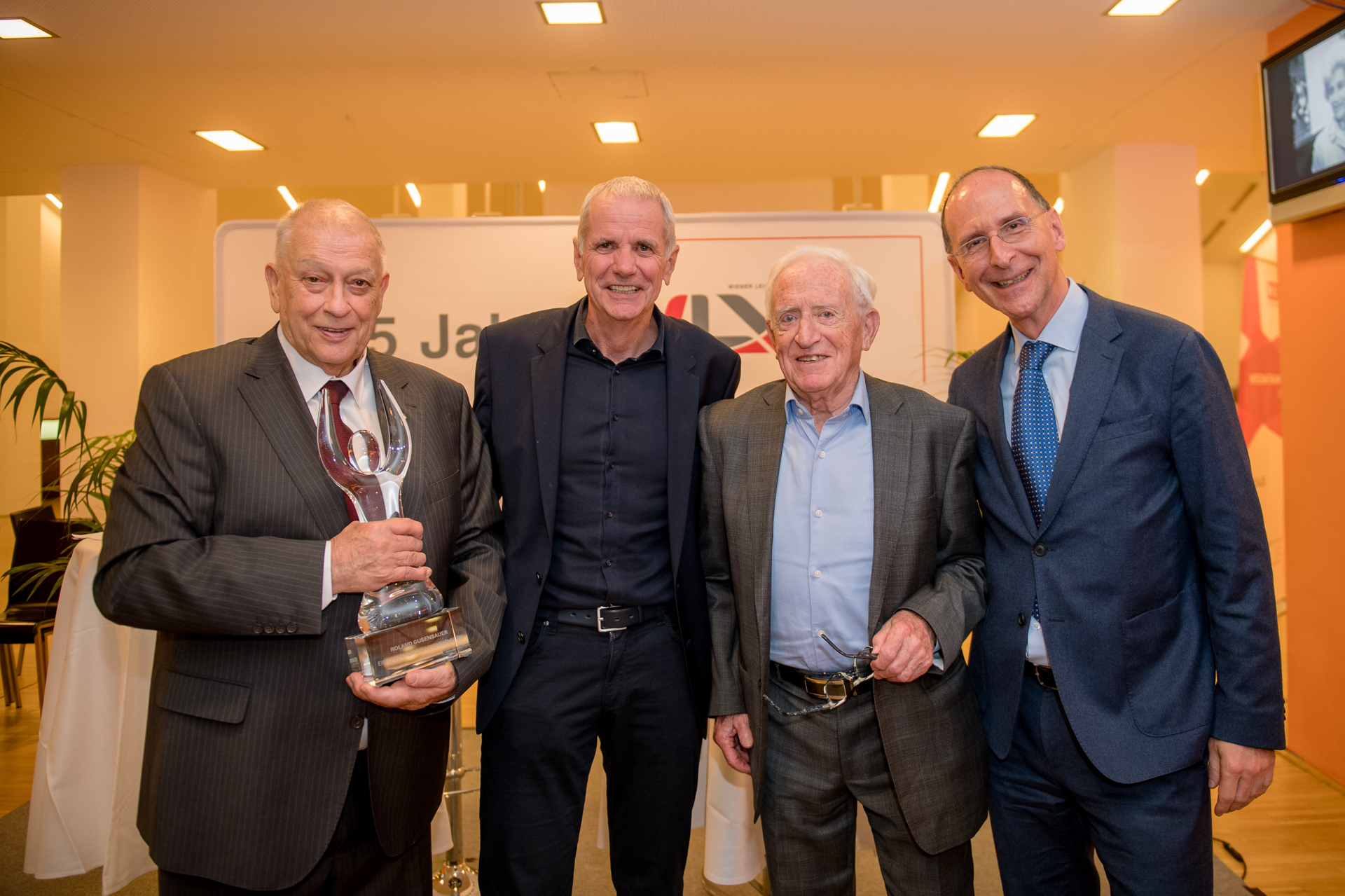 Roland Gusenbauer, Wolfgang Konrad, Rudolf Klaban, Peter Filzmaier. Bild: VCM Group / Jenia Symonds