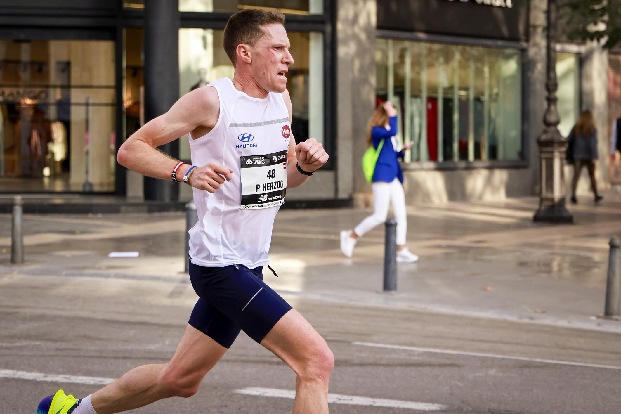 Peter Herzog kämpfte sich in 2:12:18 ins Ziel. Bild: SIP / Johannes Langer